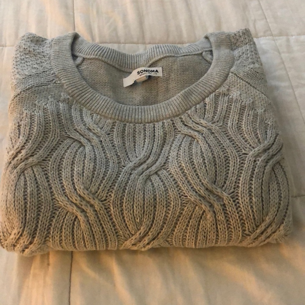 Grey Sonoma crew neck sweater